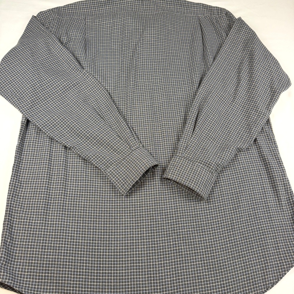 Polo Ralph Lauren Button Down Men M Grey Blue Grid Lowell Sport L/S Vintage - Picture 9 of 9